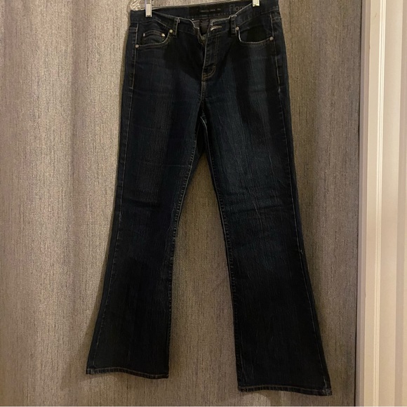 Calvin Klein Blue Jeans - Flare - size: 10 / length: 30 - Picture 1 of 4